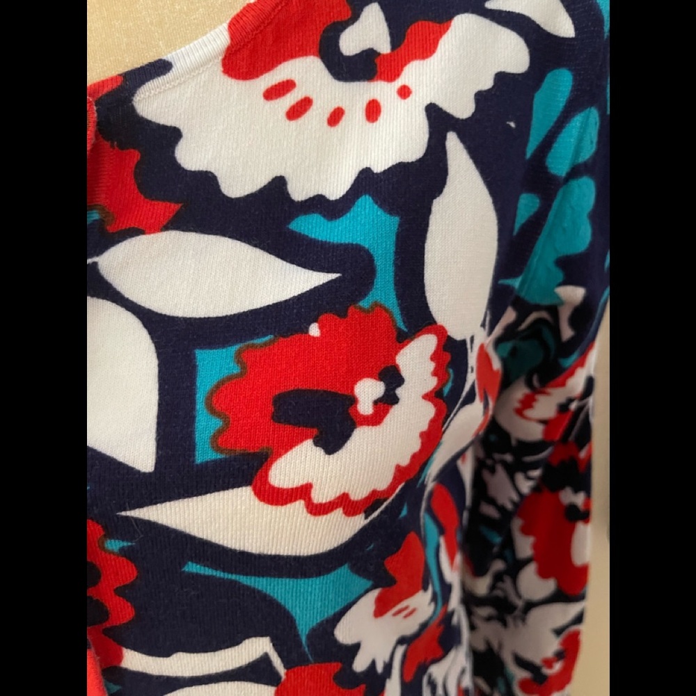 August Silk Heritage Button Down Colorful Cardigan - Picture 3 of 6